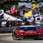 Lamborghini Temerario GT3 de Pfaff Motorsports en action à Virginia International Raceway