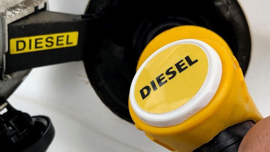 Diesel à la pompe